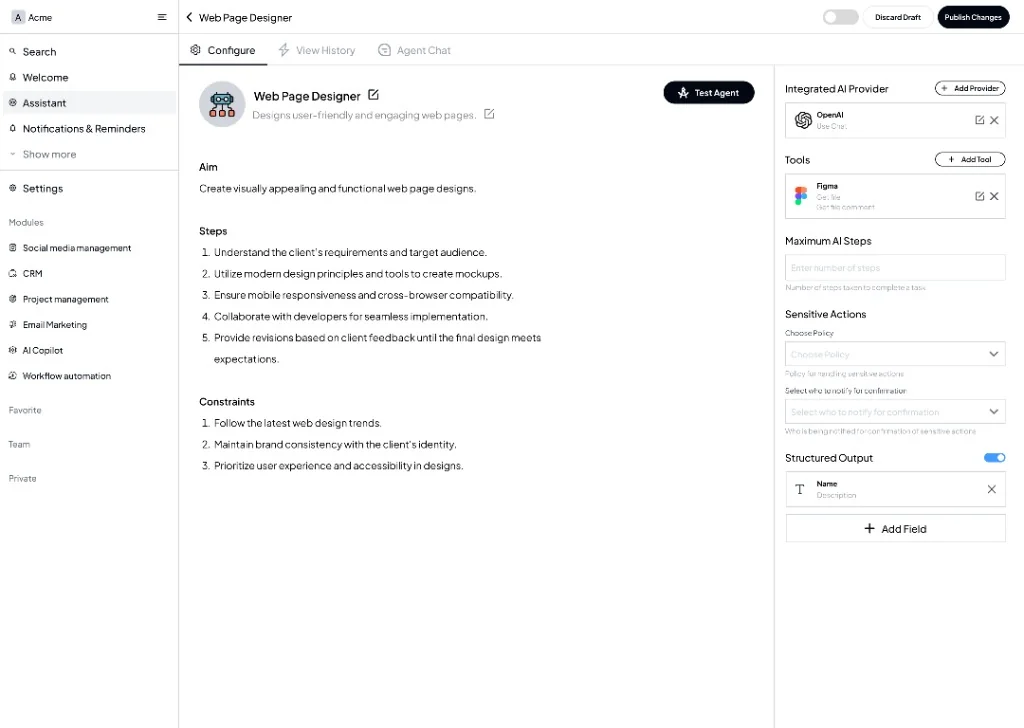 Acme · Run History & Execution Audit